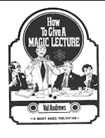 How To Give A Magic Lecture